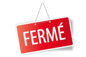 fermé